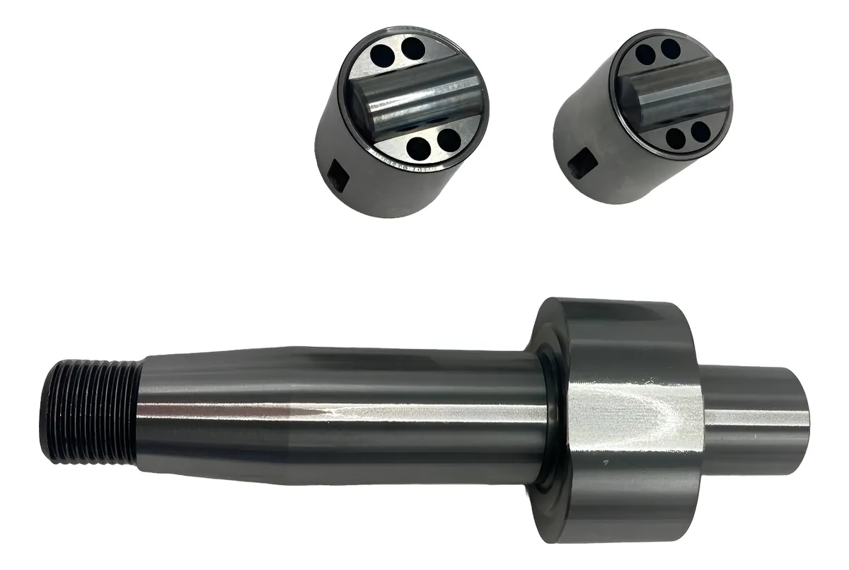 Kit Eixo E 2 Tuchos C/ Roletes Bomba Alta Amarok 3.0 V6 Prateado - Imagem 2