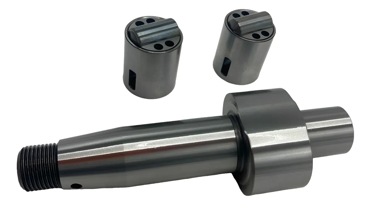 Kit Eixo E 2 Tuchos C/ Roletes Bomba Alta Amarok 3.0 V6 Prateado