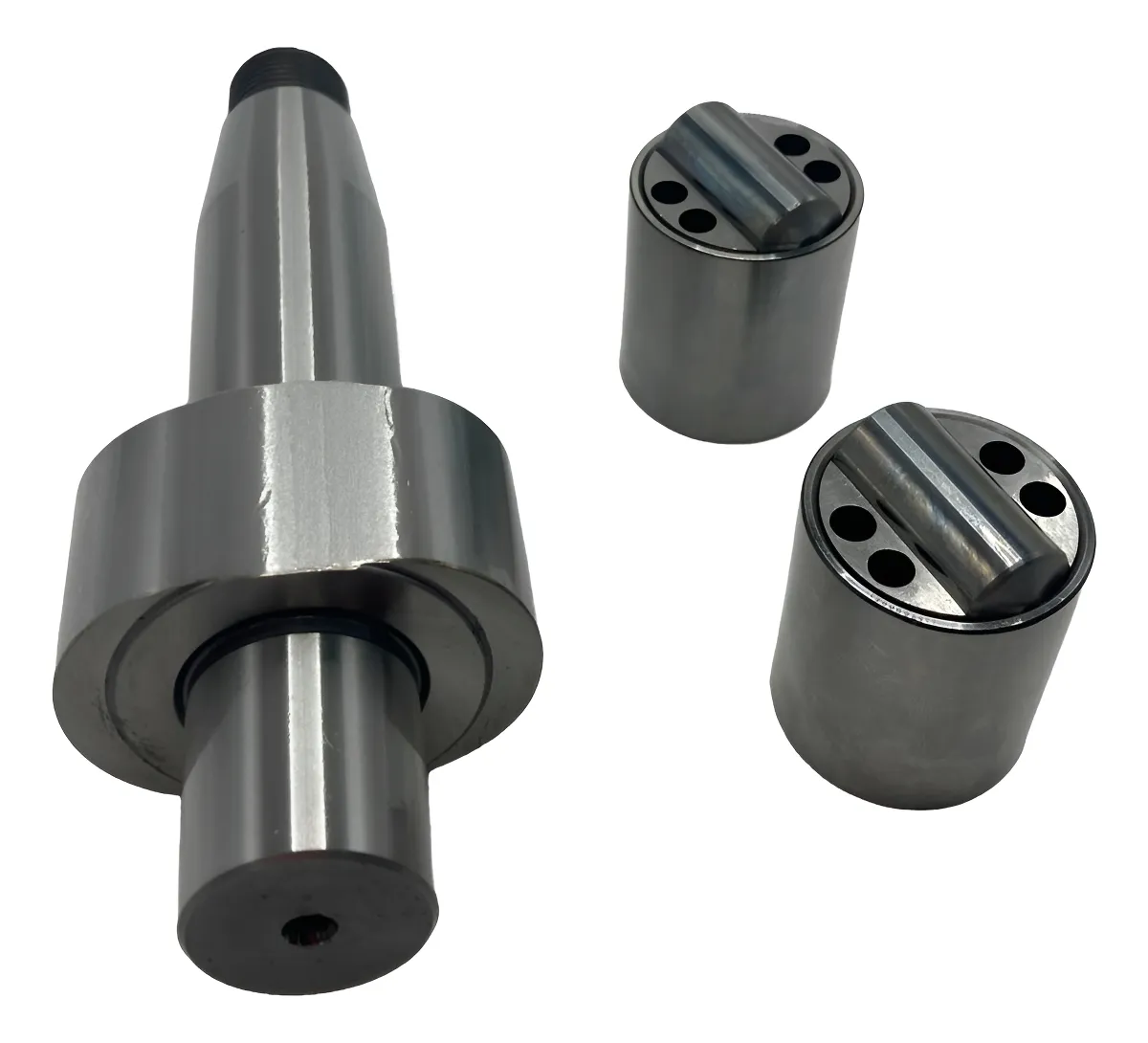 Kit Eixo E 2 Tuchos C/ Roletes Bomba Alta Amarok 3.0 V6 Prateado - Imagem 8