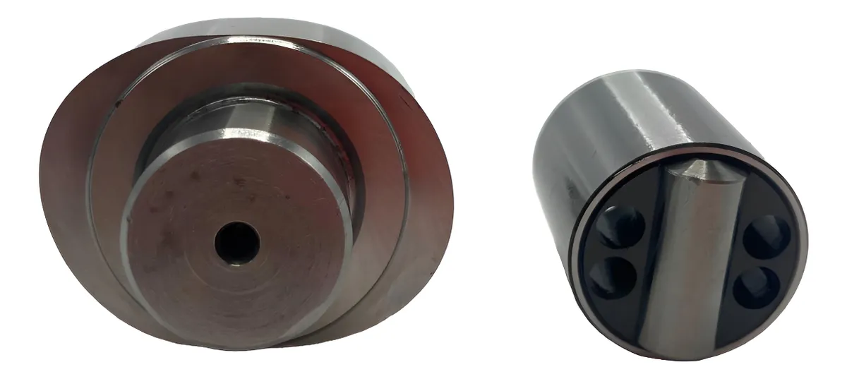 Kit Eixo E Tucho C/ Rolete Bomba Alta Jumpy 1.6 Prateado